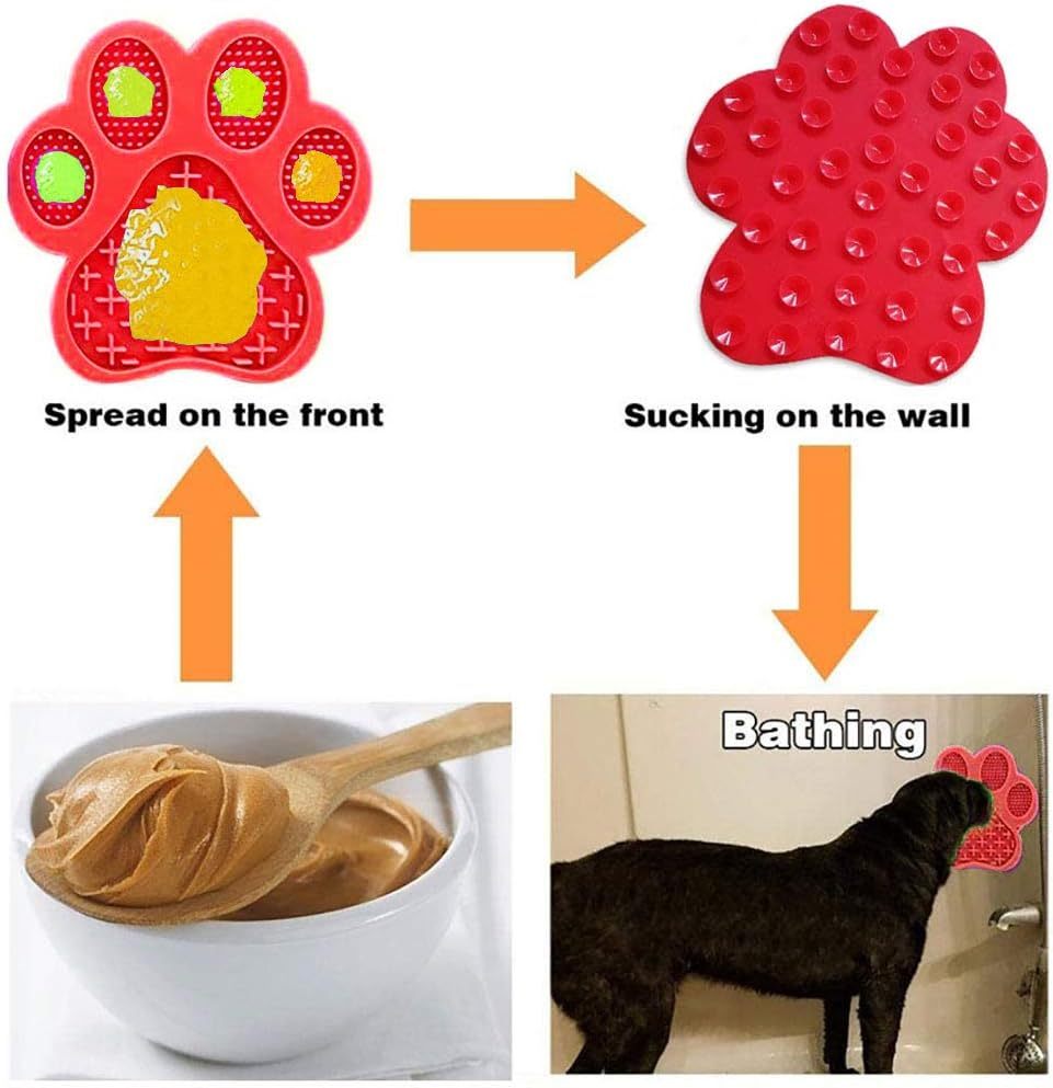 Dog Licking Mat - Anxiety-Reducing Slow Feeder Pad for Dogs