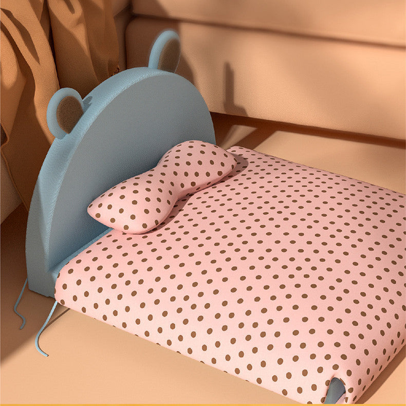 Cozy All-Season Small Dog & Cat Bed - Plush Kennel for Ultimate Comfort