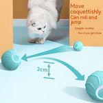 Smart Bouncing Cat Toy - USB Rechargeable Interactive Ball