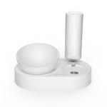 Adjustable Elevated Cat Feeder with Automatic Water Dispenser