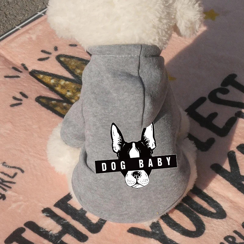 Padded Dog Sweater - Comfortable Fleece Clothing for Small, Medium, and Large Dogs