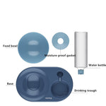 Adjustable Elevated Cat Feeder with Automatic Water Dispenser