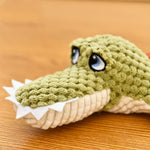 Plush Squeaky Chew Toy for Dogs – Crocodile Design
