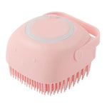 Silicone Shampoo-Dispensing Pet Bath Brush