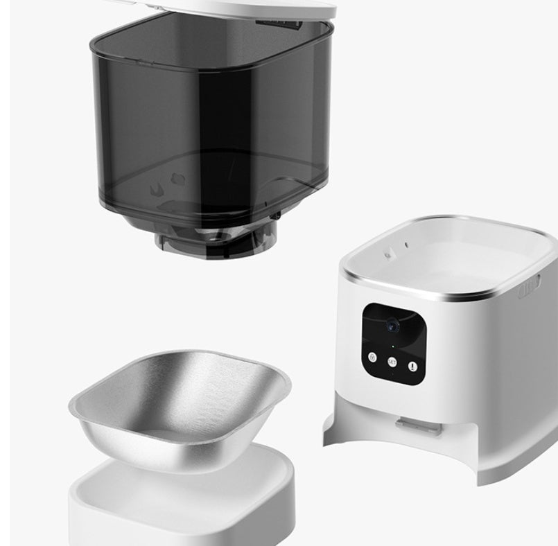 Smart WiFi Automatic Cat Feeder – 6L with mobile App Control