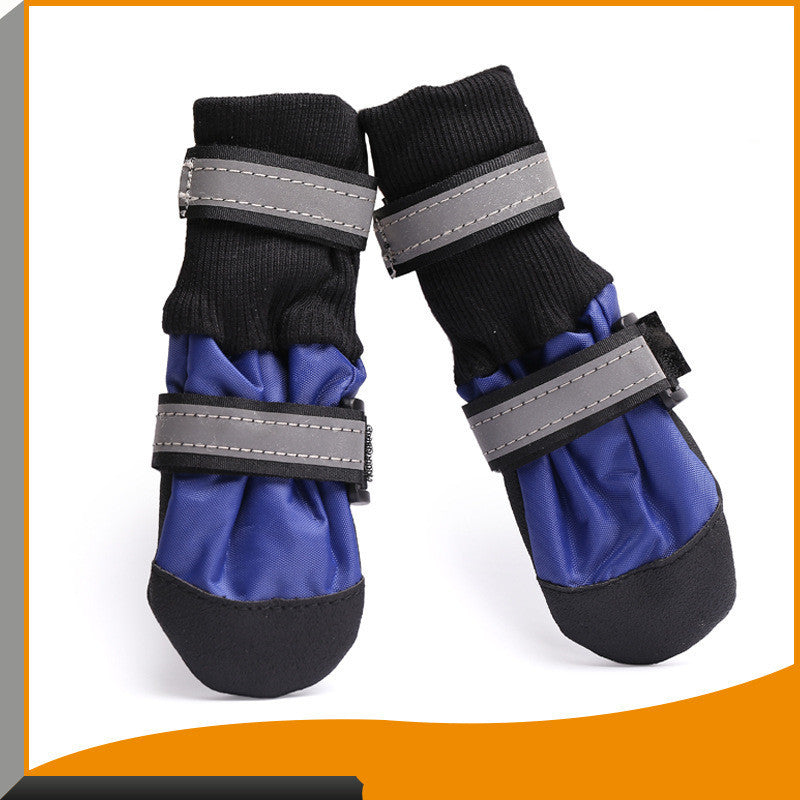 Big Walking Indoor & Outdoor Dog Shoes - Waterproof & Warm Boots for Medium and Large Dogs