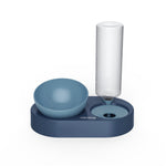 Adjustable Elevated Cat Feeder with Automatic Water Dispenser