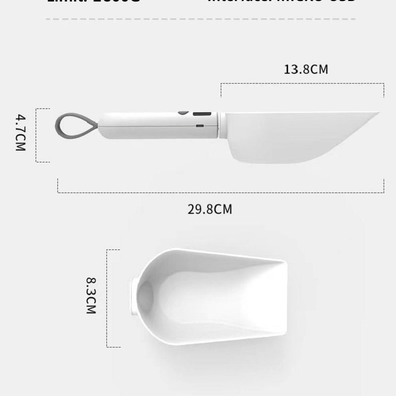 Cat Food Spoon Transparent With Scale Measurement