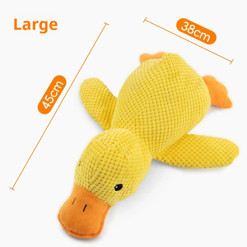Plush Duck Dog Toy β Soft & Squeaky Comfort Companion