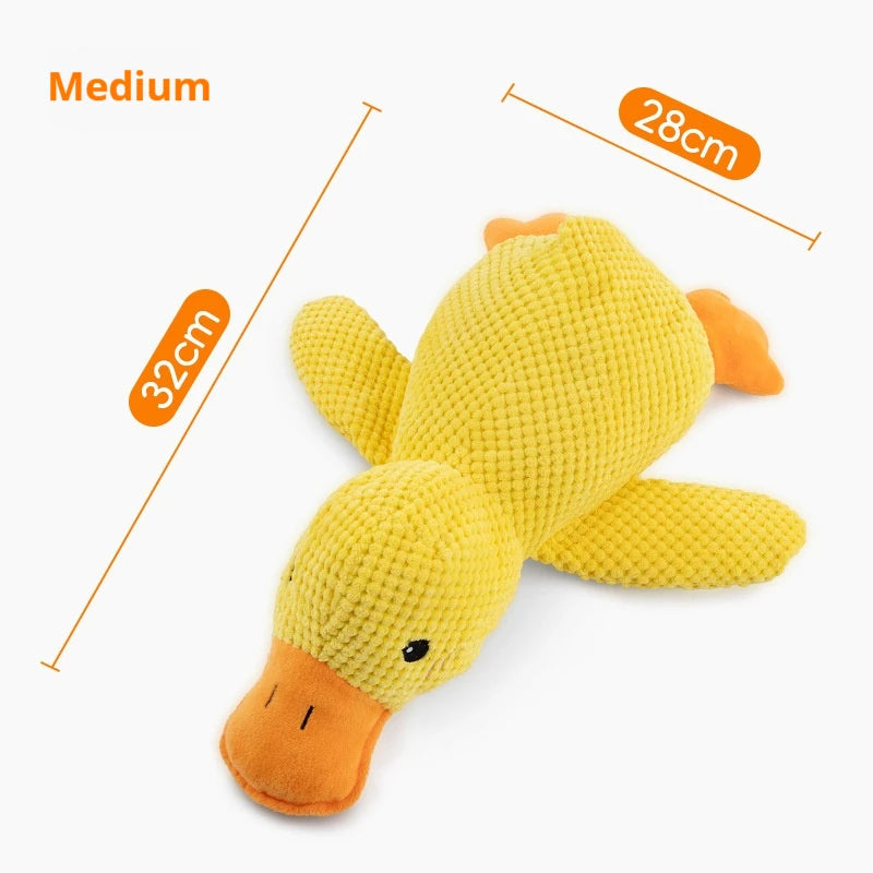 Plush Duck Dog Toy β Soft & Squeaky Comfort Companion
