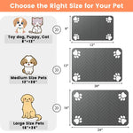 Absorbent Pet Feeding Mat - Waterproof & Non-Slip Pet Placemat