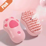 Pet Steamy Brush Pro - 3-in-1 Grooming, Massage & Steam Cleaning Tool