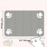 Absorbent Pet Feeding Mat - Waterproof & Non-Slip Pet Placemat