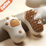 Pet Steamy Brush Pro - 3-in-1 Grooming, Massage & Steam Cleaning Tool