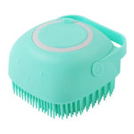 Silicone Shampoo-Dispensing Pet Bath Brush