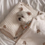 Fashion Square Dog & Cat Bed - Removable & Washable 3-Piece Set