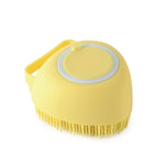 Silicone Shampoo-Dispensing Pet Bath Brush