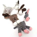 Corduroy Squeaky Chew Toy for Dogs