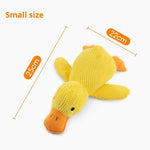 Plush Duck Dog Toy – Soft & Squeaky Comfort Companion