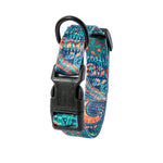 Stylish Dog Collar with Matching Leash - Adjustable Neck Collar for Pets