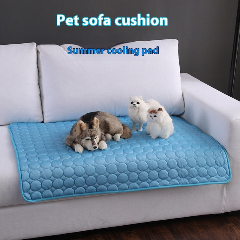Pet Summer Sofa Mat - Cooling & Breathable Bed for Dogs and Cats