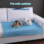 Pet Summer Sofa Mat - Cooling & Breathable Bed for Dogs and Cats